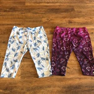 2 pairs Fullbeauty Sport Capris